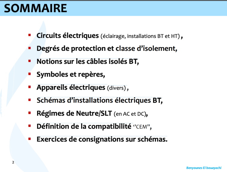 Installations Lectriques Bt Principes Et Sch Mas