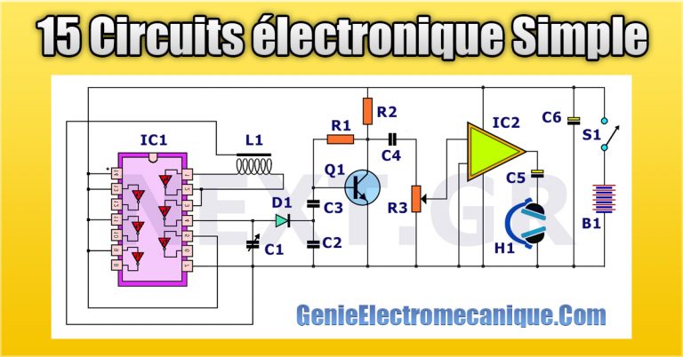 15 Circuits électronique Simple