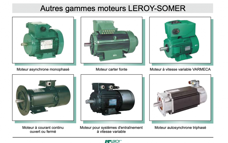 Moteurs asynchrones triphasés fermés Carter alliage d’aluminium – 0,045 à 200 kW Moteurs asynchrones triphasés fermés Carter alliage d’aluminium – 0,045 à 200 kW