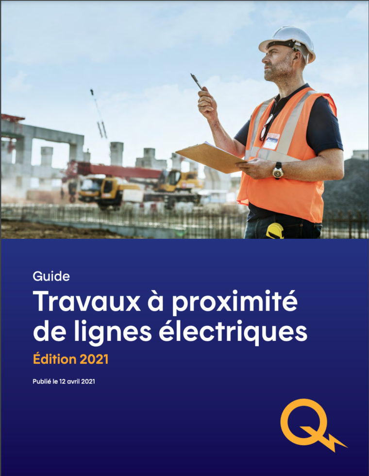 Guide Travaux à proximité de lignes électriques en PDF