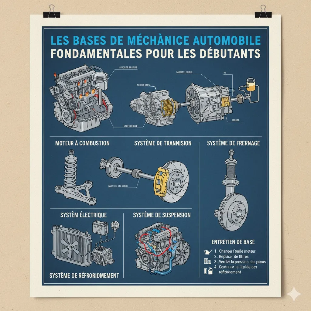 Les bases de la mécanique automobile fondamentales pour les débutants Les bases de la mécanique automobile fondamentales pour les débutants