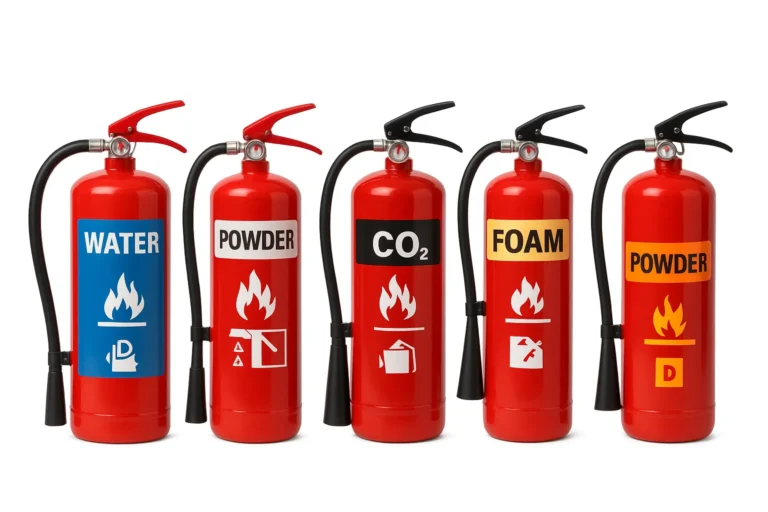 Les principaux types d’extincteurs et leurs usages