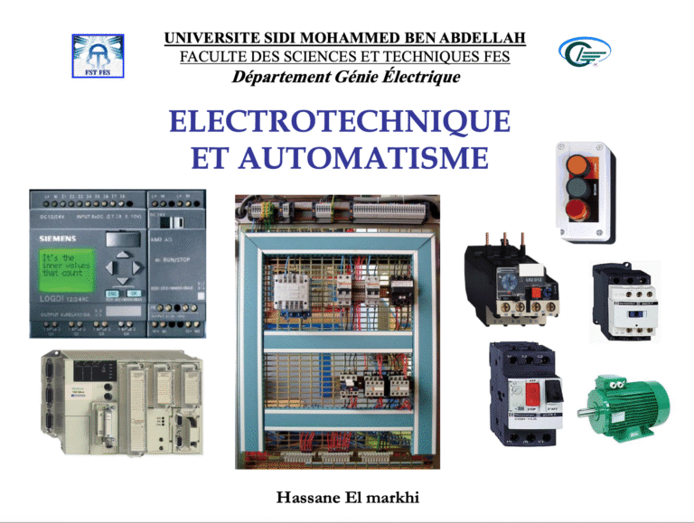 ELECTROTECHNIQUE ET AUTOMATISME