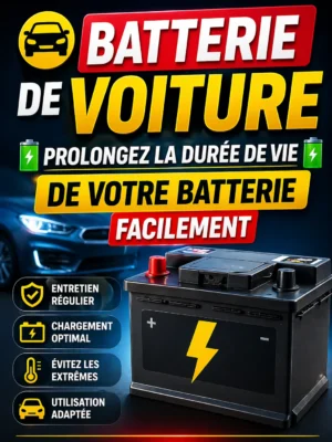 Batterie de voiture : Prolongez la durée de vie de votre batterie facilement