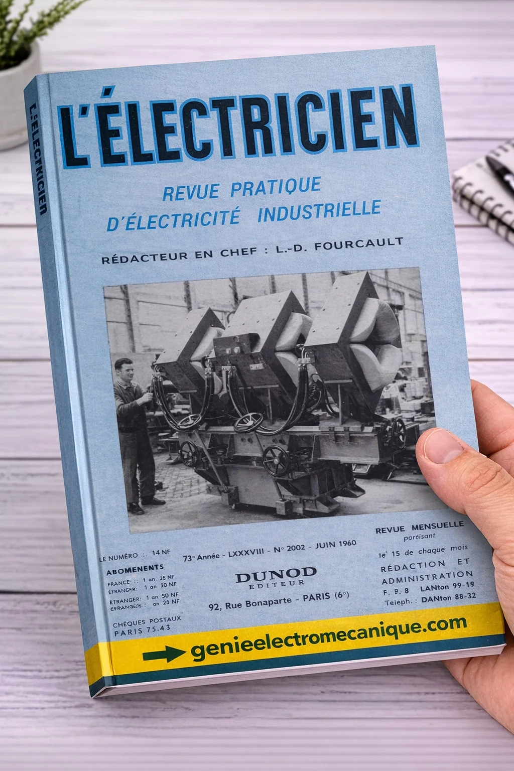 L’Électricien – Revue pratique d’électricité industrielle (Guide technique)