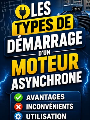 Les types de démarrage d’un moteur asynchrone : Avantages, Inconvénients et Utilisations